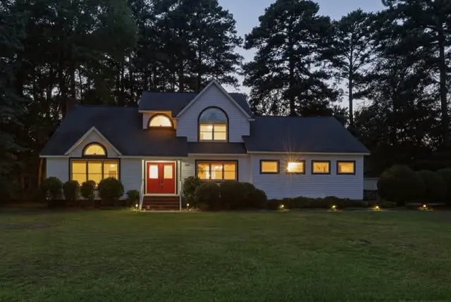 Home at twilight